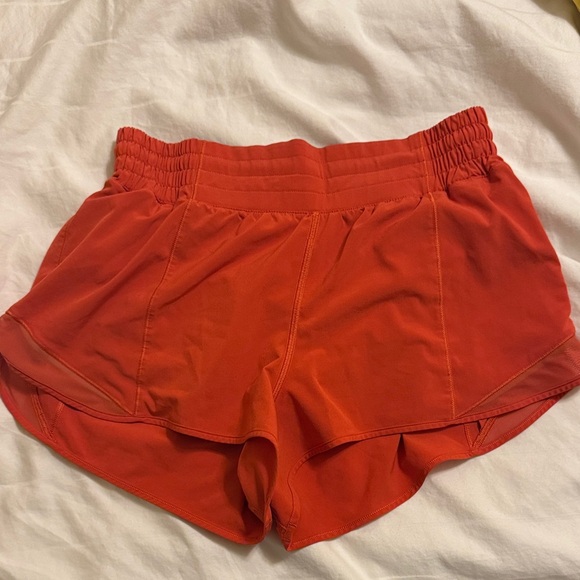 Lululemon Athletica Red Athletic Shorts - Picture 1 of 7